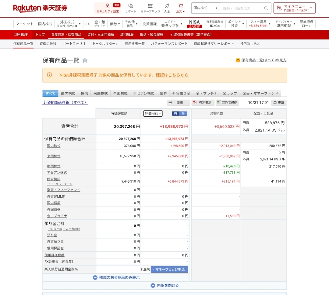 2025年10月の月次報告